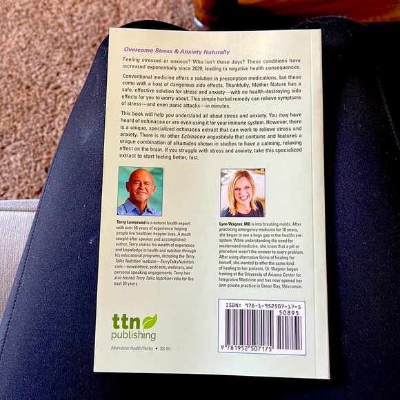 NWOT - “Overcome Stress & Anxiety Naturally” by Terry Lemerond Lynn Wagner, MD - Picture 3 of 3